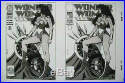 Original Production Art WONDER WOMAN #72 cover, BRIAN BOLLAND art, 11x17