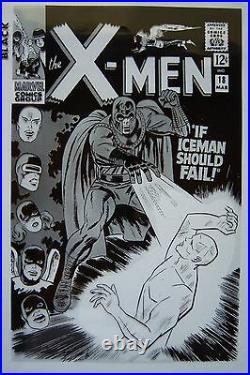 Original Production Art X-MEN #18 cover & splash, WERNER ROTH, JAY GAVIN art