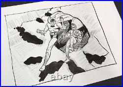 Original Production Cover Art Prelim Peter Poplaski Batman Dailies Robin A# 283