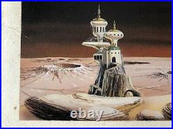 Original Pulp Art Sci-Fi Cover Art Painting The Find By JC Lee 1970s