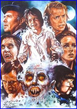 Original Rick Melton Salem's Lot Vampire Horror Illustration Cover Art Painting