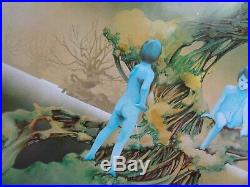 Original YES Poster 1970's English Yesterdays Album Cover Art By Roger Dean