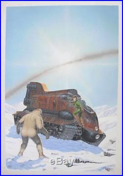 Original Yeti, Sasquatch Bigfoot Illustration Fantasy Horror Cover Art Painting