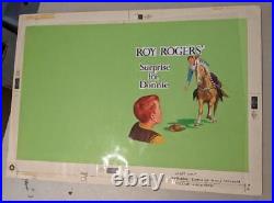 Original art cover for Roy Rogers book Surprise for Donnie book included by Don