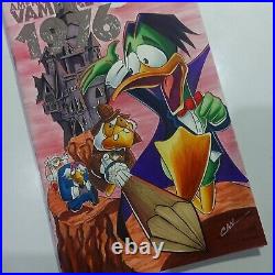 Original art on blank cover count duckula