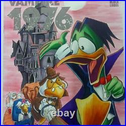 Original art on blank cover count duckula