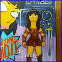 Original art on blank cover, lucy lawless xena on simpson