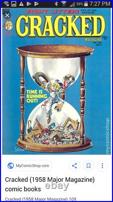 Original comic art CoverCrackedmagazine #109. John Severin 1973