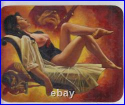 Originalzeichnung Slade Lassiter Erotik Western Cover Sanjulian Original Art