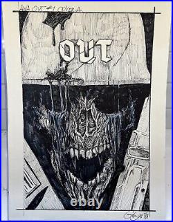 Out #1 Original Cover Art Cristopher Bust