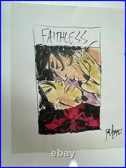 PAUL POPE Original Art FAITHLESS Boom #3 Cover PRELIM Comic Book Layout Sketch