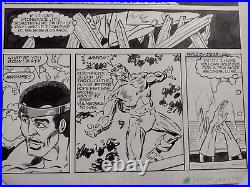 POWER MAN & IRON FIST Original Art # 91 ACTION page! Greg LaRocque artist