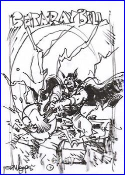 Paul Pope Beta Ray Bill #2 Cover Prelim Original Art Sketch