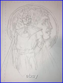 Phil Jimenez Watchmen Original Comic Book Art Unused Cover Ozymandias Alexander