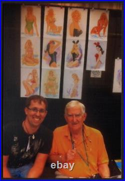 Playboy Artist Doug Sneyd Original Harley Quinn Art Sketch Cover Justice League