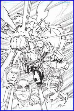 Powerman Timeless 1 cover Andrei Bressan Original comic art Hulk Ironfist