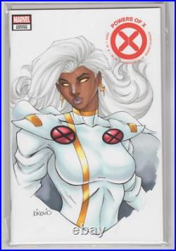Powers of X #1 Blank Cover with original STORM art & colors by RYAN KINCAID