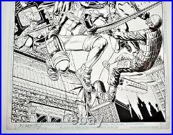 Psyba-rats #1. Robin. Original Comic Cover Art Michal Dutkiewicz Bob Mcleod 1995