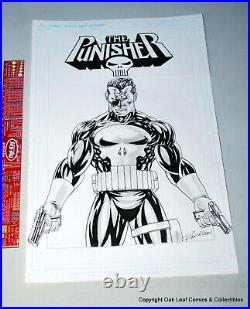 Punisher Cover Study 11 X 17 RON WILSON Original Art