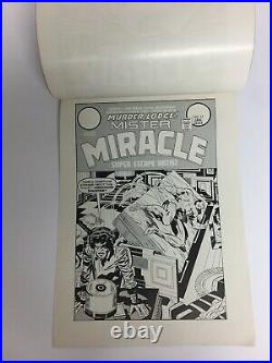 RARE! MISTER MIRACLE #17 Cover Art 1973 JACK KIRBY Original 7 Page Cover Proof