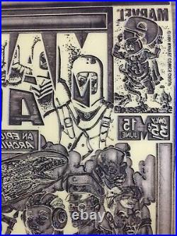 RARE Marvel Age 15 Original Cover Art Comic Book Printing Plate Rick Parker
