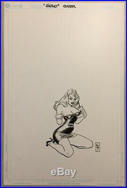 RARE! Original JORDI BERNET Art SOLO #6 DC Comics Un Used COVER Art 2005