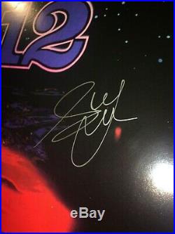 RUSH 2112 Cover Art Poster Hand Signed Geddy Lee withcoa
