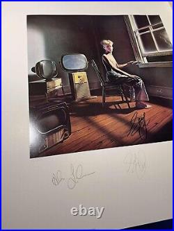 RUSH POWER WINDOWS Hand Signed Geddy Lee Cover Art Print Lithograph