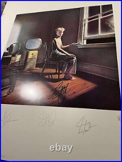 RUSH POWER WINDOWS Hand Signed Geddy Lee Cover Art Print Lithograph