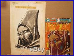 Ragman 1 COVER ART Joe Kubert ORIGINAL DC COMICS 1976 Pencil, Ink, Wash HAUNTING