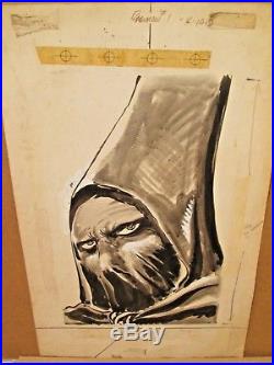 Ragman 1 COVER ART Joe Kubert ORIGINAL DC COMICS 1976 Pencil, Ink, Wash HAUNTING