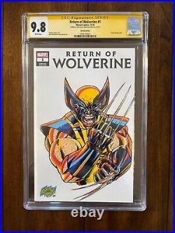 Return Of Wolverine #1 CGC 9.8 Original Sketch Art & Signed By Franck Uzan