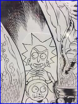 Rick and Morty Original Cover Art by Troy Nixey Issue 16b