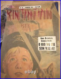 Rin Tin Tin Golden Age Vintage Published WaterColor Cover Original art work 1961 Rin Tin Tin Golden Age Vintage Published WaterColor Cover Original art work 1961