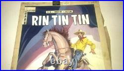 Rin Tin Tin Old West Vintage Published Water Color Cover Original art work 1961
