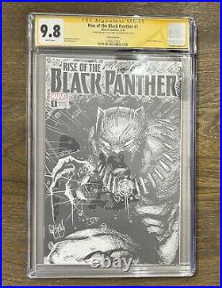 Rise Of The Black Panther #1 Sketch Cover Chris Mcjunkin Original Art Cgc 9.8