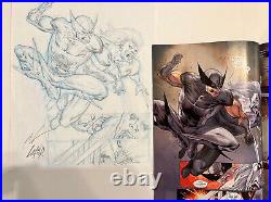 Rob Liefeld Original Art Badder Blood #5