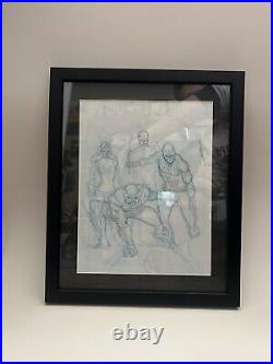 Rob Liefeld Original Art Unused Cover Prelim