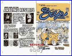 Robert Crumb Zap Comix #1 Original Production Art Cover Underground Comic Book