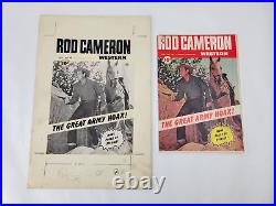 Rod Cameron Western #20 Fawcett Publications 1953 Original Cover Art