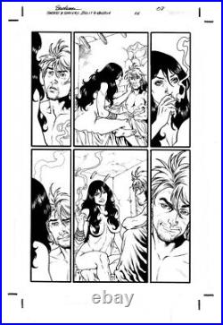 Rodney Buchemi original art BELIT & VALERIA-SWORDS VS SORCERY 1 page 7 published