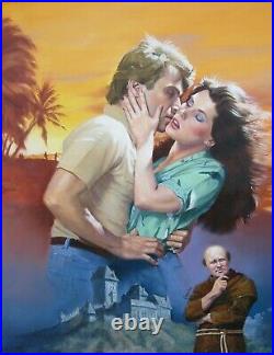 Romance Paperback Original Cover Art Painting Daniel Crouse Annie Stuart