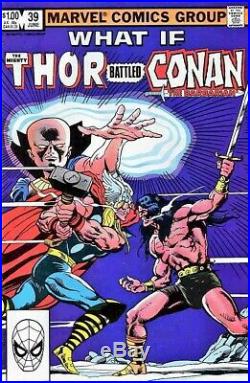 Ron Wilson Signed Thor Vs. Conan-what If 39 Original Cover Re-creation Art