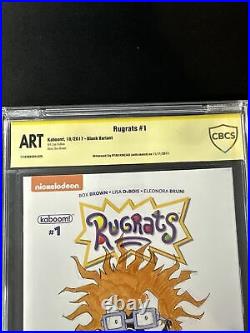 Rugrats #1 Blank Variant Original Sketch Cover Art Chucky Venom CBCS Signed