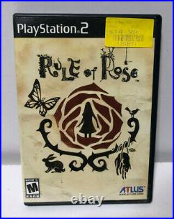 Rule Of Rose Playstation 2 PS2 Original Case & Cover Art No disc or manual RARE