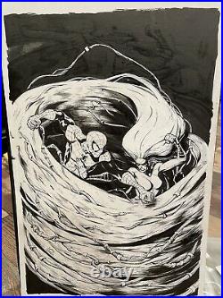 Ryan Stegman Original Comic Art Cover Inhumans 10 Medusa Spider-Man A Cgc Ss