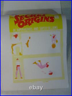 SECRET ORIGINS #4 art 7 pg cover color separation KID ETERNITY VIGILANTE 1973