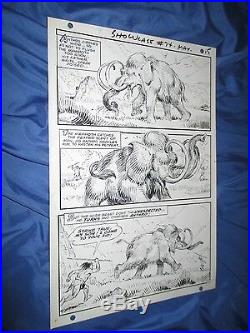 SHOWCASE #74 Original Art Page #12 by Howie Post 1st Anthro Appearance 1968