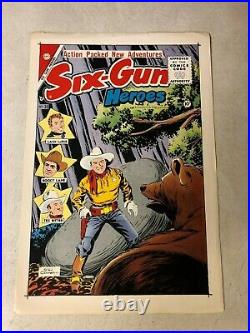 SIX GUN HEROES #36 Art Original Approval Cover Proof 1955 LASH LARUE ROCKY LANE