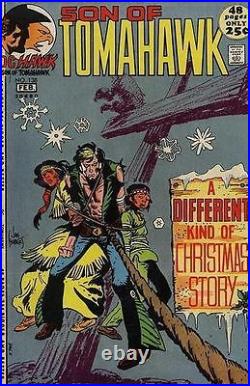 SON OF TOMAHAWK #138 JOE KUBERT 1970s CHRISTMAS STORY 2-PIECE ART TRANSPARENCY